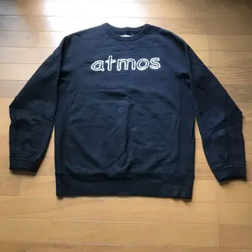 atmos 네이비 맨투맨 오버 사이즈 트레이닝복