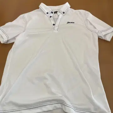 Srixon 화이트 피케 셔츠