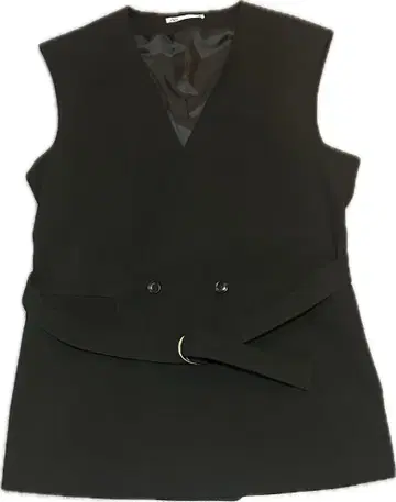 새상품급 ZARA 블랙 슬리브리스 베스트 M