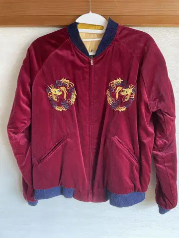 테일러 토요 스카잔 DRAGON 자수 x JAPAN MAP