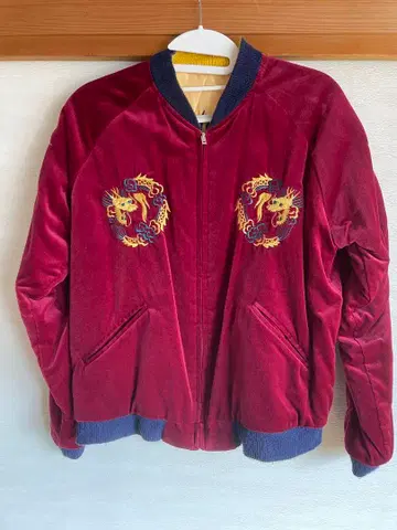 테일러 토요 스카잔 DRAGON 자수 x JAPAN MAP