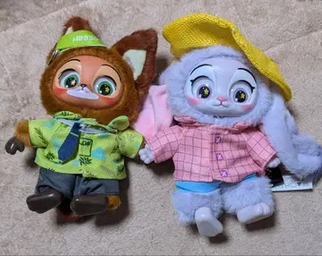 [ MINISO ] 주토피아 Zootopia 봉제 인형 닉 주디 사복