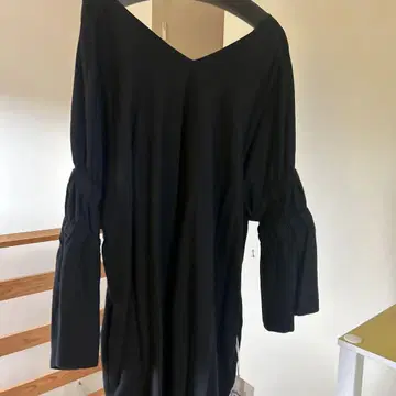 YAMADA 오프숄더 롱 원피스 블랙