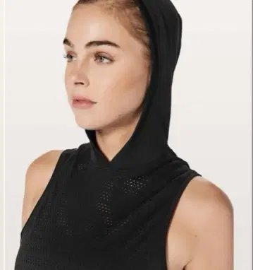 룰루레몬 Lululemon 메쉬 탱크탑 후드티
