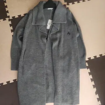 라슈드 그레이 니트 롱 가디건 코디건 코트