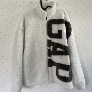 GAP 플리스 자켓 화이트