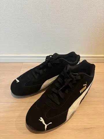 Puma speedcat 스웨이드 스니커즈 블랙/화이트