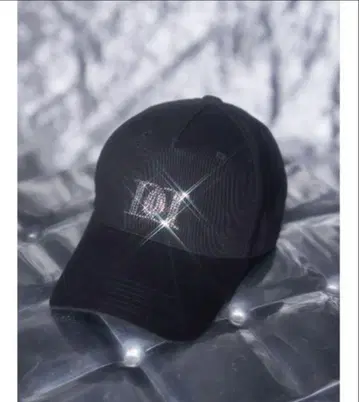 Darich 크리스탈 로고캡 모자 BLK