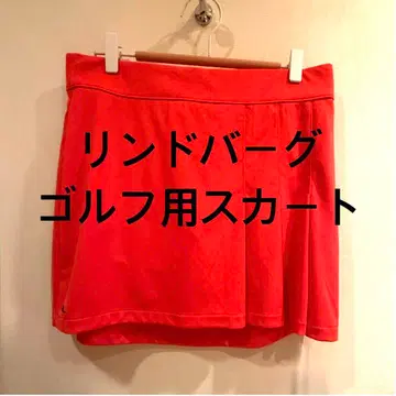 린드버그 골프용 스커트 오렌지 M 사이즈