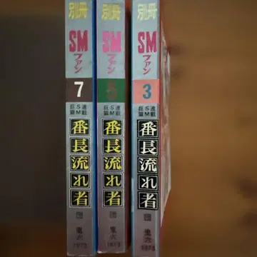 별책 SM 팬 1973년 3/5/7 3권 반쵸 나가레모노