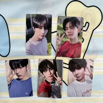 txt love language line music 트레이딩 카드 5장