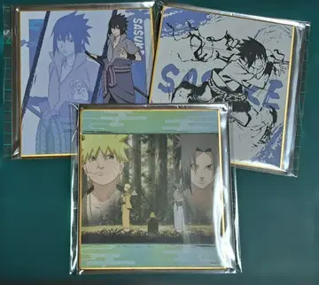 즉시 구매 OK NARUTO 색지 3종 세트 나루토 사스케
