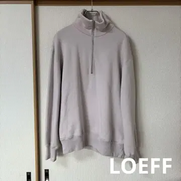 LOEFF 하프 지퍼 맨투맨