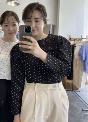 새상품급 ohga 오가 MARGARET 마가렛 블랙 블라우스