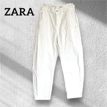 [ 새상품급 ] ZARA 자라 페이퍼백 벌룬 테이퍼드 팬츠 40 L