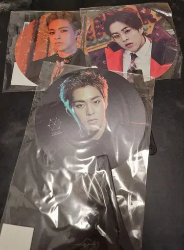 EXO 시우민 미니 부채 세트 2