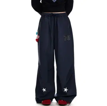 [Jikoo] Vintage Star Wide Slacks