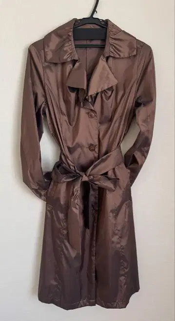 SANYO COAT 브라운 트렌치코트