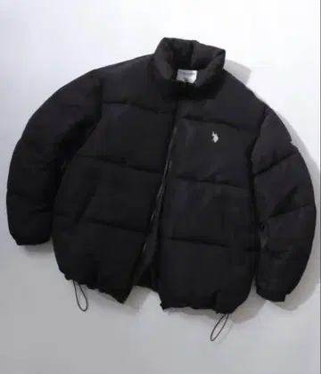 U.S. POLO ASSN. 블랙 다운 자켓 L