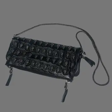 Thomas Wylde Skull 가죽 숄더백