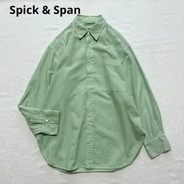 Spick & Span 옥스 가먼트 다이 루즈 셔츠