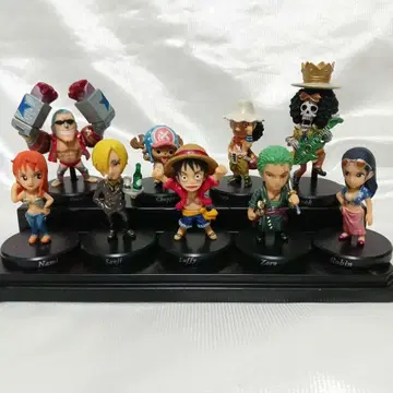 원피스 컬렉션 9인의 해적 BANDAI 미니 피규어 세트