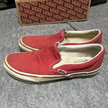 VANS 레드 슬립온 90년대