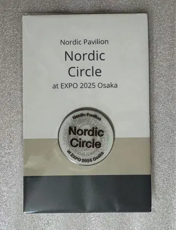 오사카 간사이 박람회 북유럽관 노르딕 서클 Pavilion 핀 배지