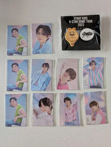 스트레이 키즈 스티커 10장 TOUR 2023 러버 그립 세트
