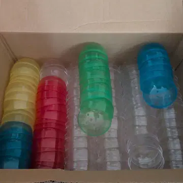 캡슐 토이 빈 용기 가챠가챠 묶음 판매 세퍼레이트 46개 약 6cm