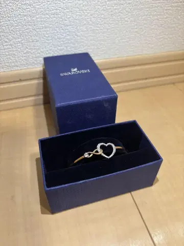 Swarovski 하트 인피니티 팔찌 크리스탈