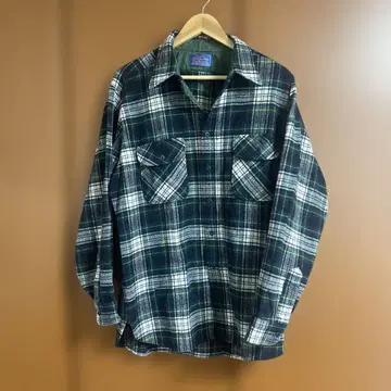 Pendleton 체크 무늬 울 셔츠 XL