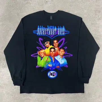 백스트리트 보이즈 [ XL 사이즈 ] 긴팔 블랙