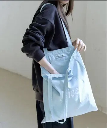 NICE WEATHER MARKET 스카이블루 토트백