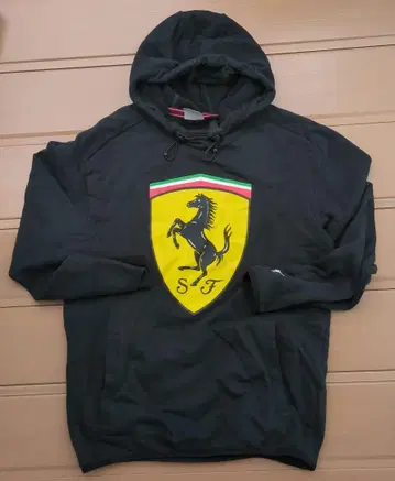 Ferrari PUMA 후드 부착 후드티 블랙