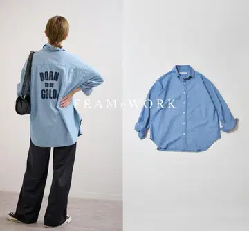 2024AW FRAMeWORK 프레임워크 던가리 Back 자수 셔츠