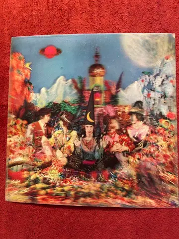 롤링 스톤스 1967 새터닉 마제스티즈 3D 라벨