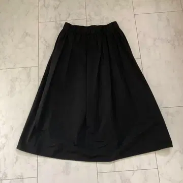 저널 스탠다드 플레어 롱 스커트 블랙 38