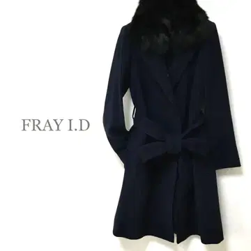 FRAY I.D. 울 코트 네이비
