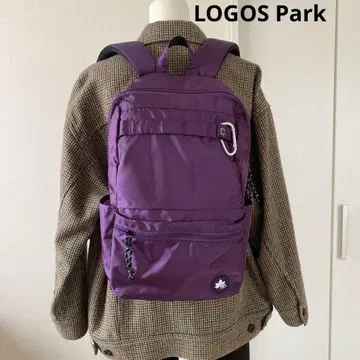 LOGOS Park 보라색 나일론 백팩