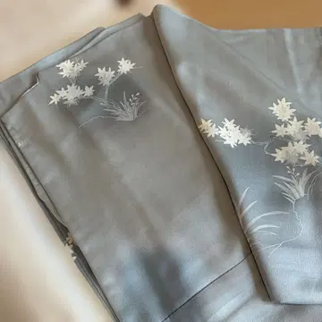 호몬기 그레이 꽃무늬 학 자수