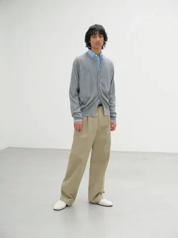 25SS Auralee FINX CHINO ONE-TUCK PANTS