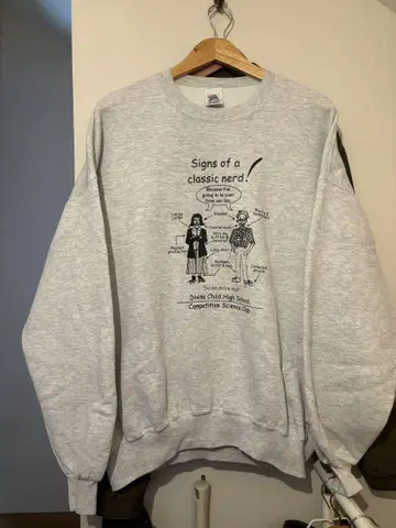 JERZEES SUPER SWEATS 그레이 맨투맨 미국제