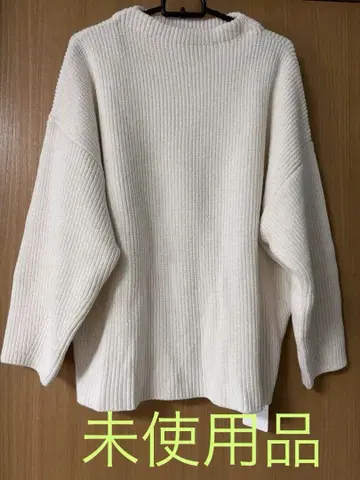 스픽 앤 스팬 아이보리 리브 니트 미사용 택 포함