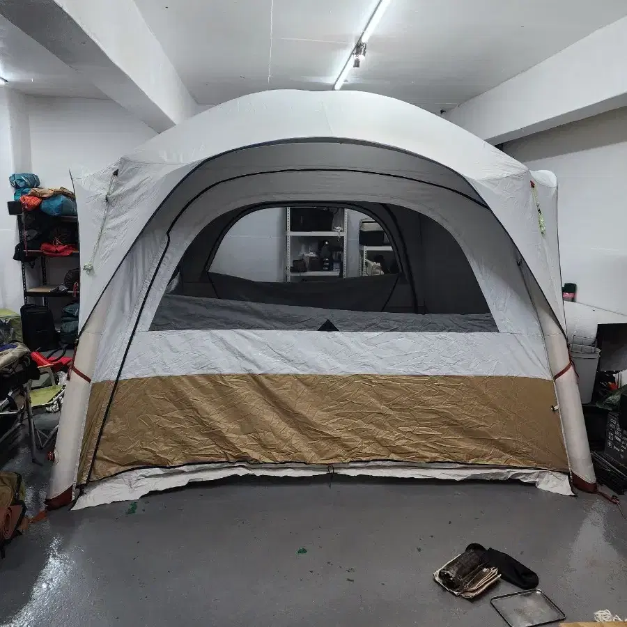 데카트론 퀘차 에어 세컨즈 프레쉬 쉘터.텐트 8인용