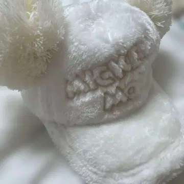 미키 미니 귀 포함 화이트 캡 퍼