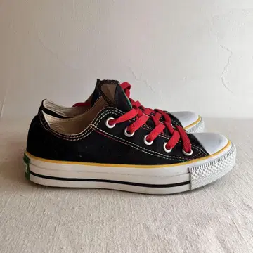 ALL STAR 블랙/레드 스니커즈