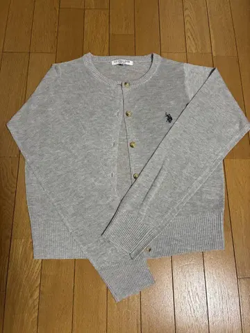 U.S. POLO ASSN. 그레이 가디건 F