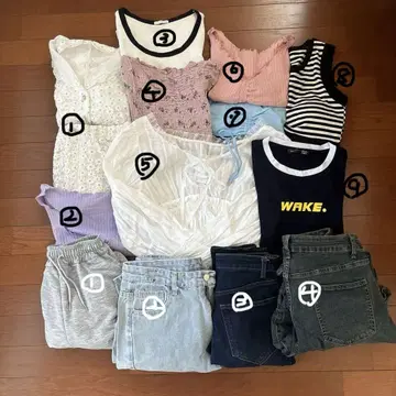 여름옷 9점 바지 4점