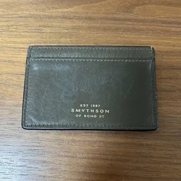 SMYTHSON 브라운 카드 케이스
